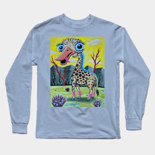 Freaky Giraffe Long Sleeve T-Shirt